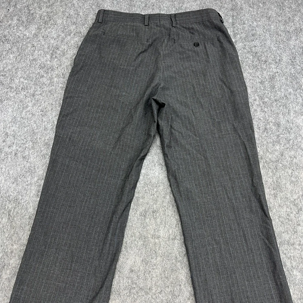 Banana Republic Pants Mens 30x32 Gray Stripe Classic Dress‎ Office FIT30x30.5